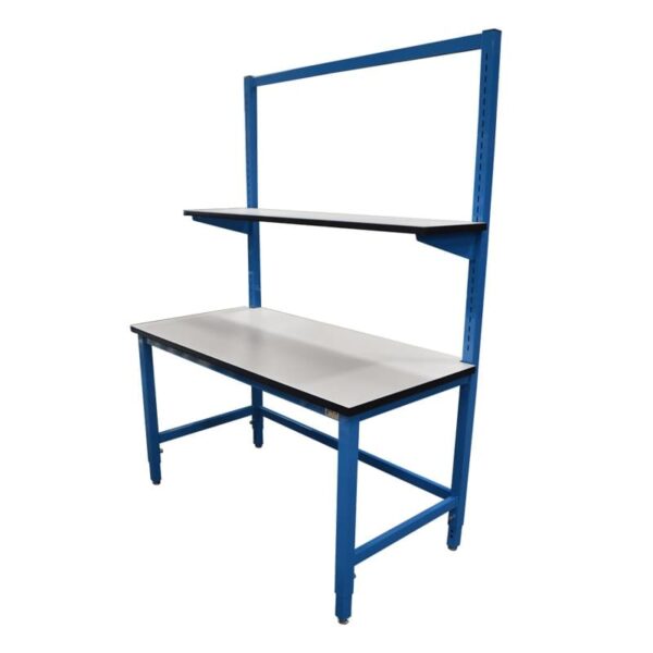Workbench with Slotted Uprights