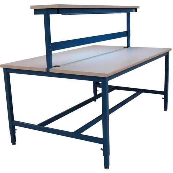 BT42DS-DET - Double Sided Workbenches with Upper Shelf