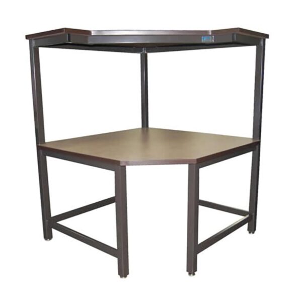 Corner Workbenches with Single Tier Shelf