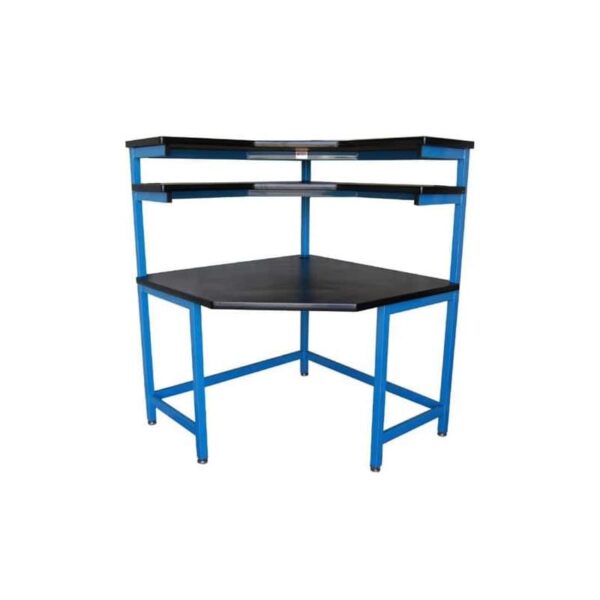 BTCN-BT46 - Corner Workbenches with Double Tier Shelf