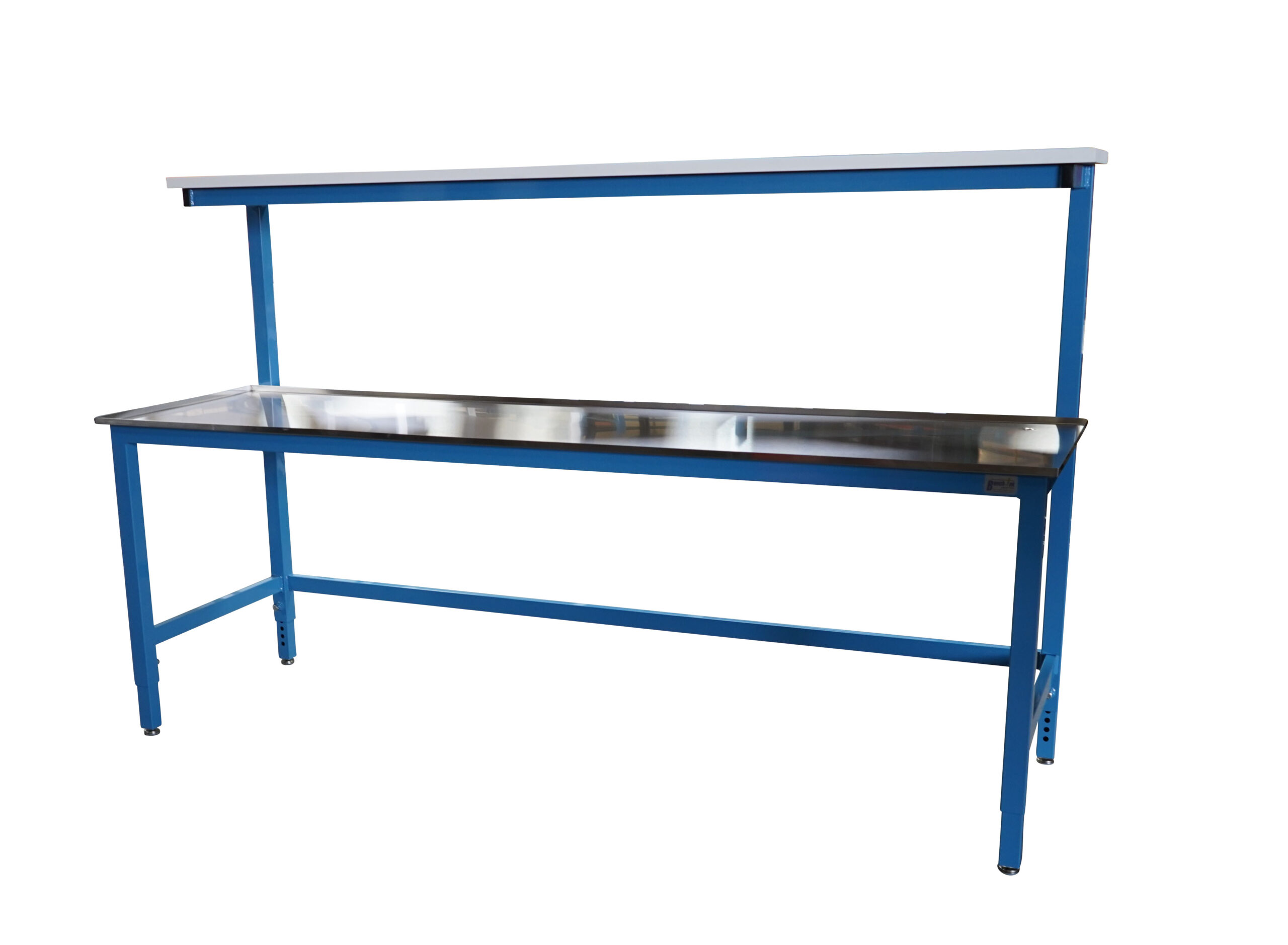 Stainless Steel Workbench with Fix Cantilever Riser Shelf