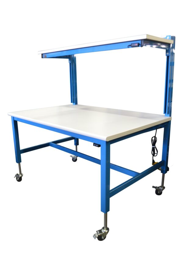 BT42-MH-MLS-US - Ergonomic Lift Station with Strut Channel Uprights