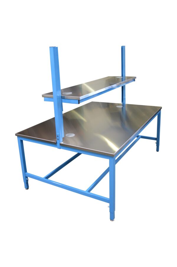 BT42DS-SS-DS-US - Workbench with Single Tier Shelf