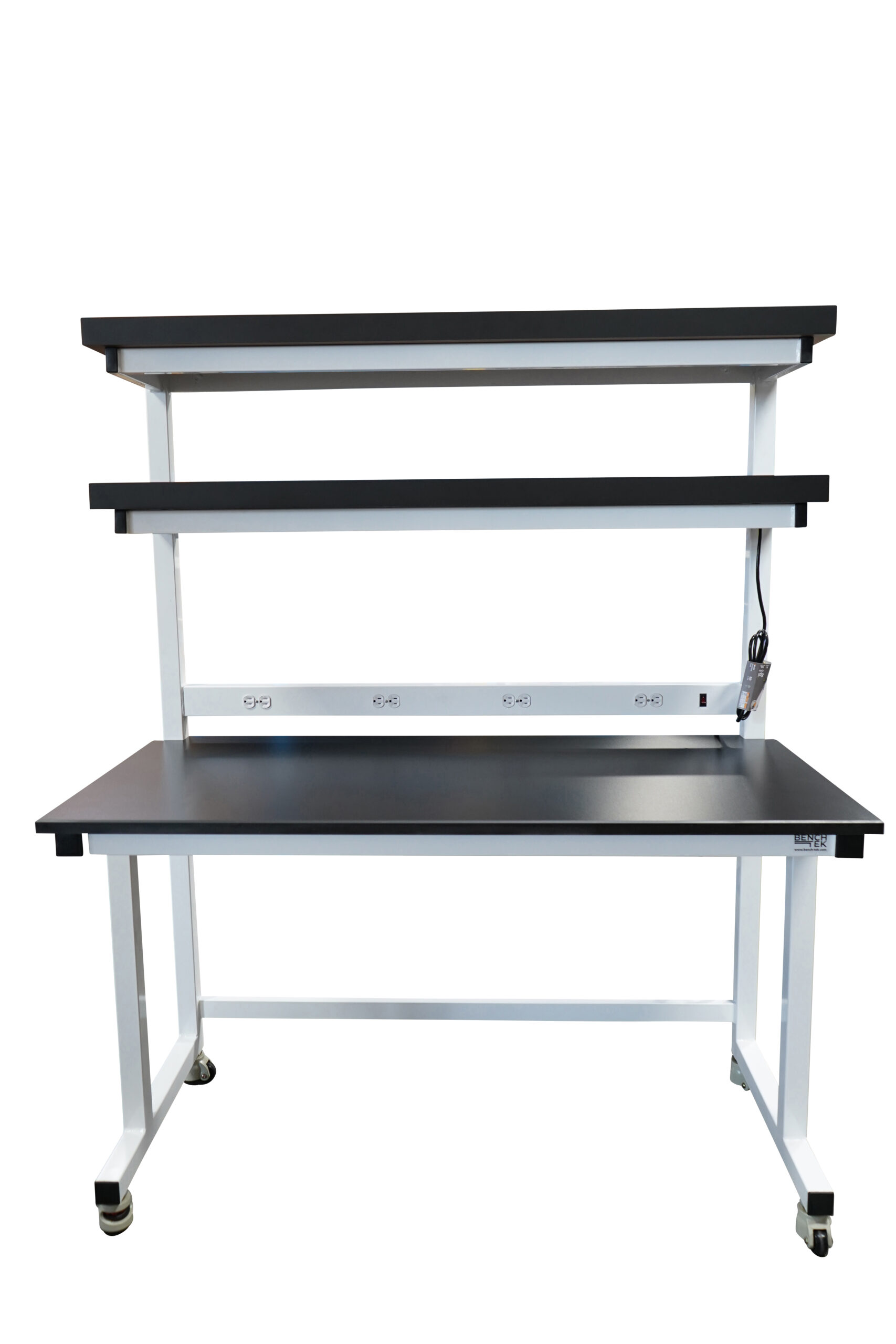 LAB-BT146-LAM-LIP-PS - Double Tier Shelf - Cantilever Frame