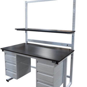 LAB-BT142-DS-PS - Slotted Uprights - Cantilever Frame