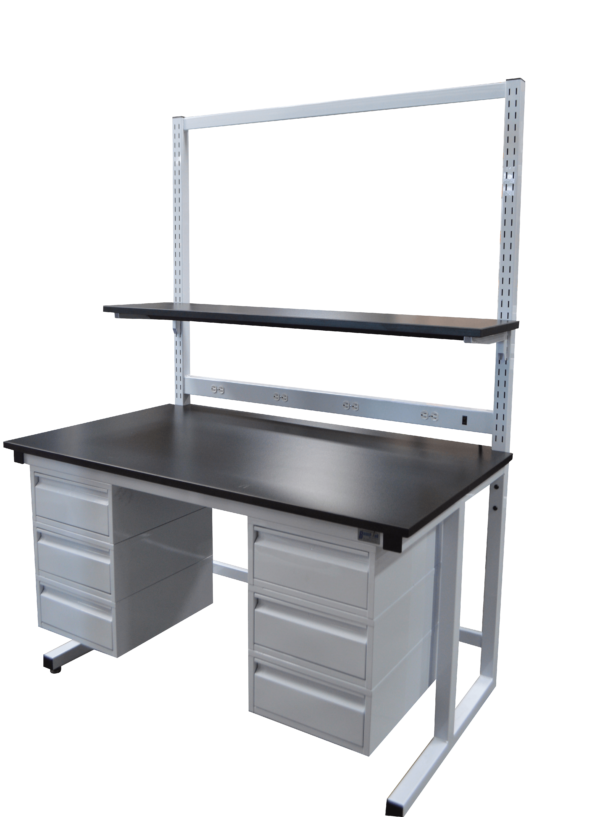 LAB-BT142-DS-PS - Slotted Uprights - Cantilever Frame