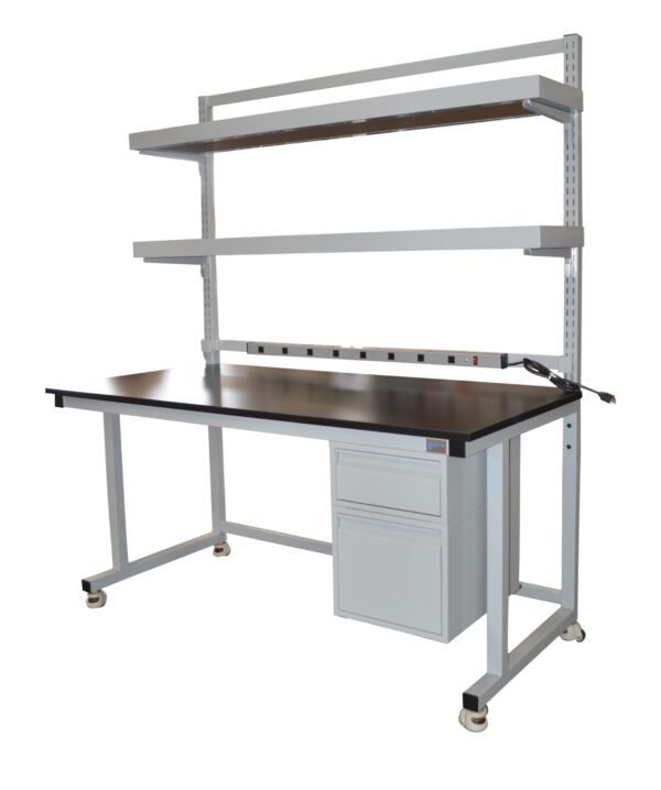 LAB-BT146-DS-LIP - Slotted Uprights - Cantilever Frame