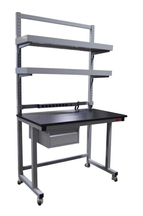 LAB-BT146-DS-LIP - Slotted Uprights - Cantilever Frame