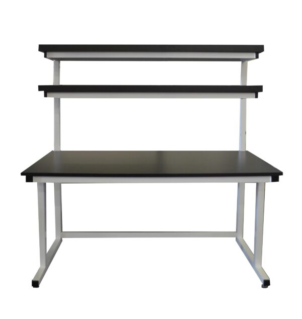LAB-BT146-LAM-LIP - Double Tier Shelf - Cantilever Frame