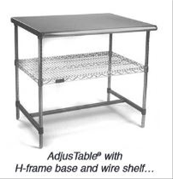 Eagle Adjustable Electropolished Cleanroom Tables
