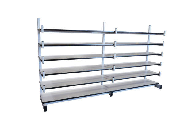 Cantilever Rack with 6 Shelves