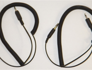 Static Solutions Two Coil Cords – Banana Plug and 3.5 Plug