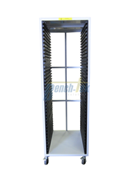 ESD Slotted Mobile Rack with Aluminum Frame