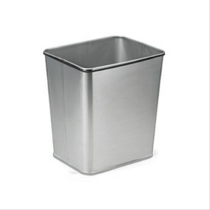Transforming Technologies WBAS28MET Series Waste Basket