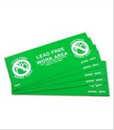 Botron 4" x 10" Lead Free Sign