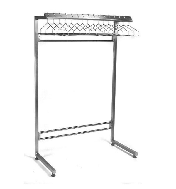 Eagle Freestanding Cantilevered Gowning Racks with Hanger Rail