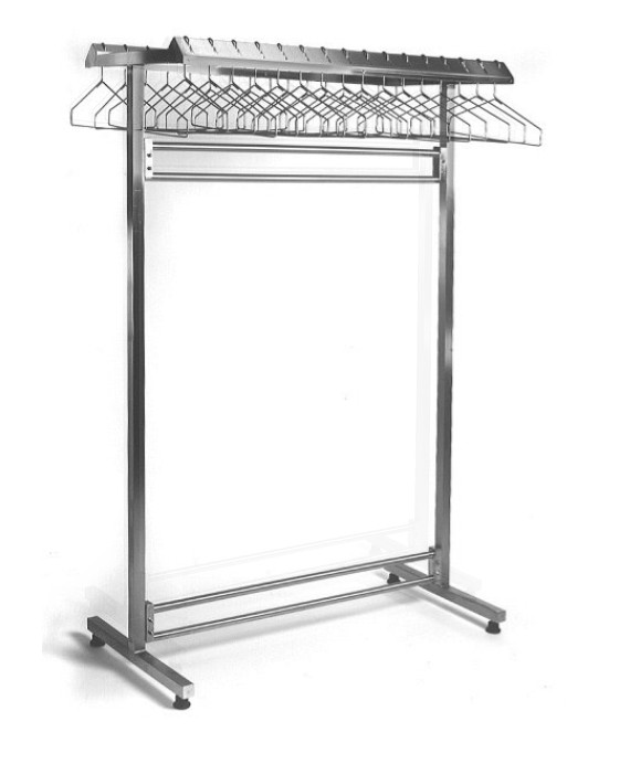 Eagle Freestanding Double-Sided Gowning Racks with Hanger Rail