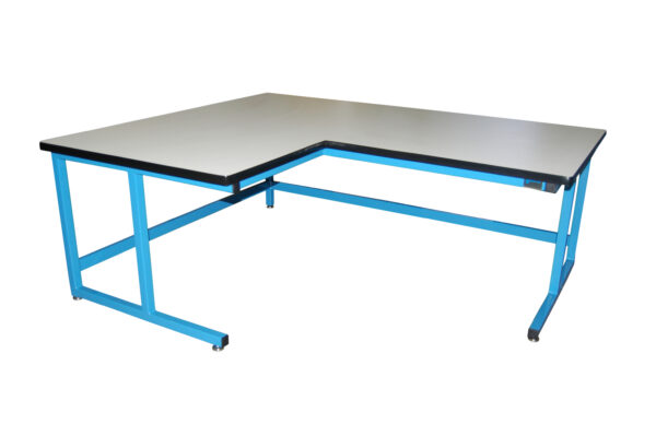 Flat Cantilever L-Shape Corner Workbench